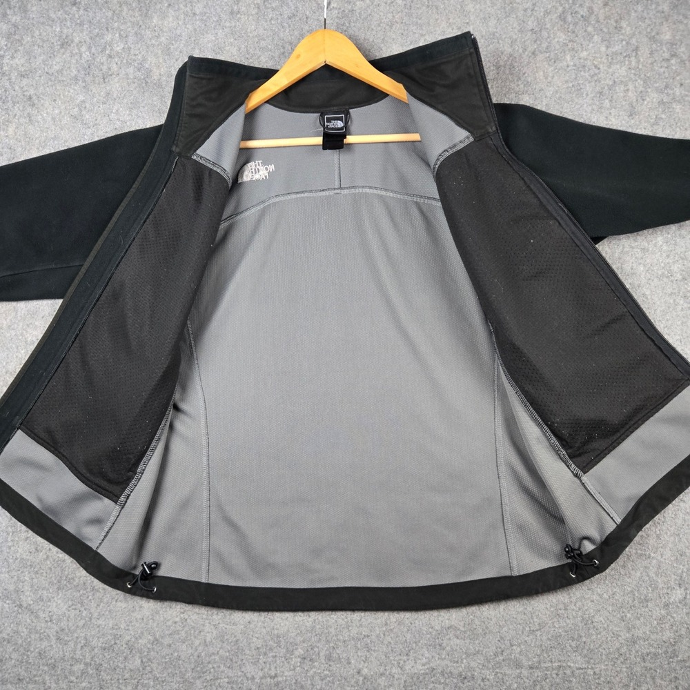 The North Face Windwall Fleece Jacket Womens Large Black Full Zip Outdoor - Picture 10 of 16